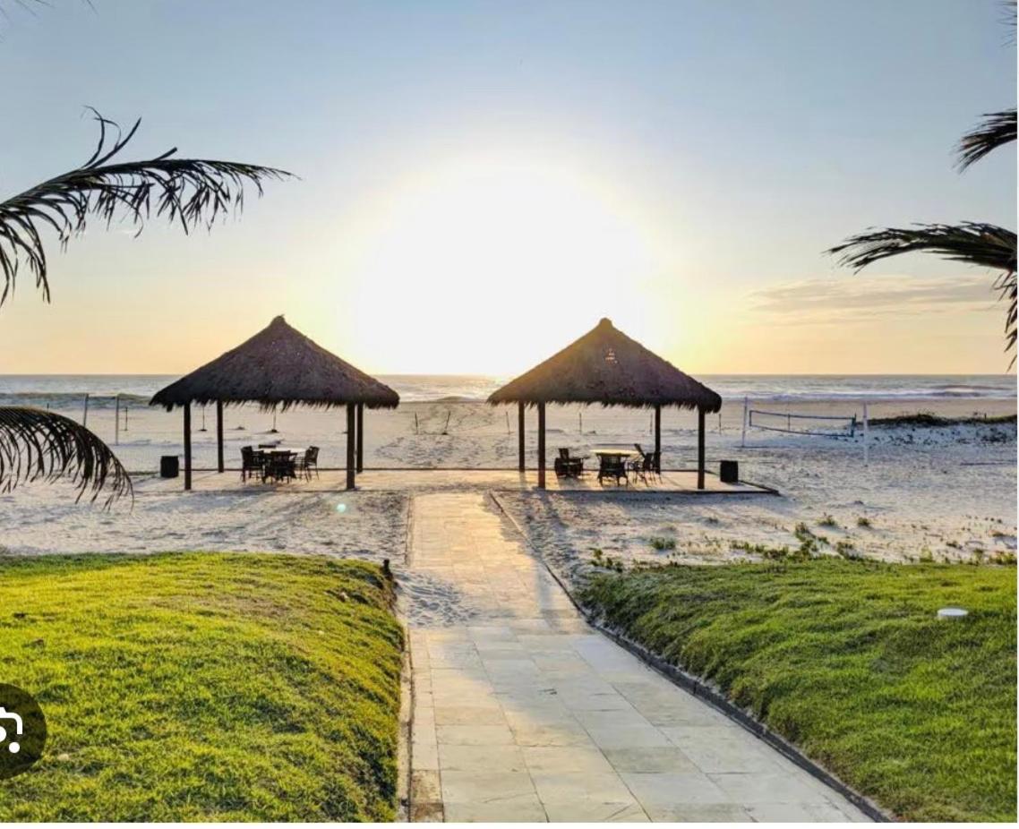 Apartamento Vista Total Do Mar Uma Cobertura A 400M Do Beach Park No Porto Das Dunas Aquiraz Condominio Terramaris Piscina Ampla Parque Infantil Sauna Estacionamento Privado Exteriér fotografie