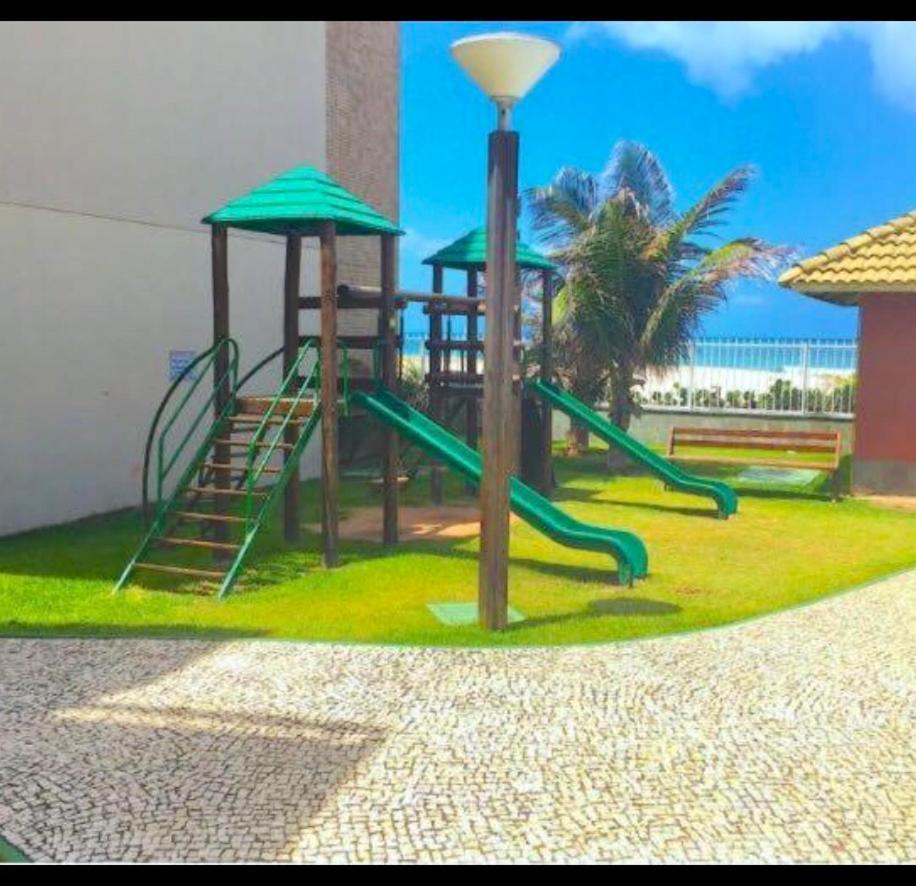 Apartamento Vista Total Do Mar Uma Cobertura A 400M Do Beach Park No Porto Das Dunas Aquiraz Condominio Terramaris Piscina Ampla Parque Infantil Sauna Estacionamento Privado Exteriér fotografie