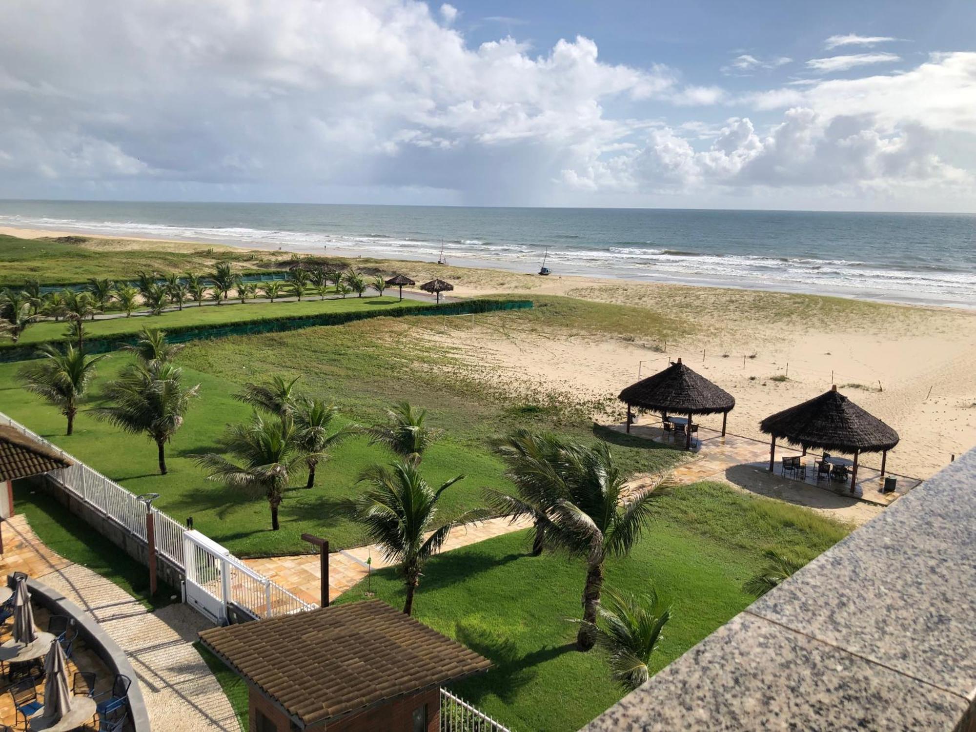 Apartamento Vista Total Do Mar Uma Cobertura A 400M Do Beach Park No Porto Das Dunas Aquiraz Condominio Terramaris Piscina Ampla Parque Infantil Sauna Estacionamento Privado Exteriér fotografie