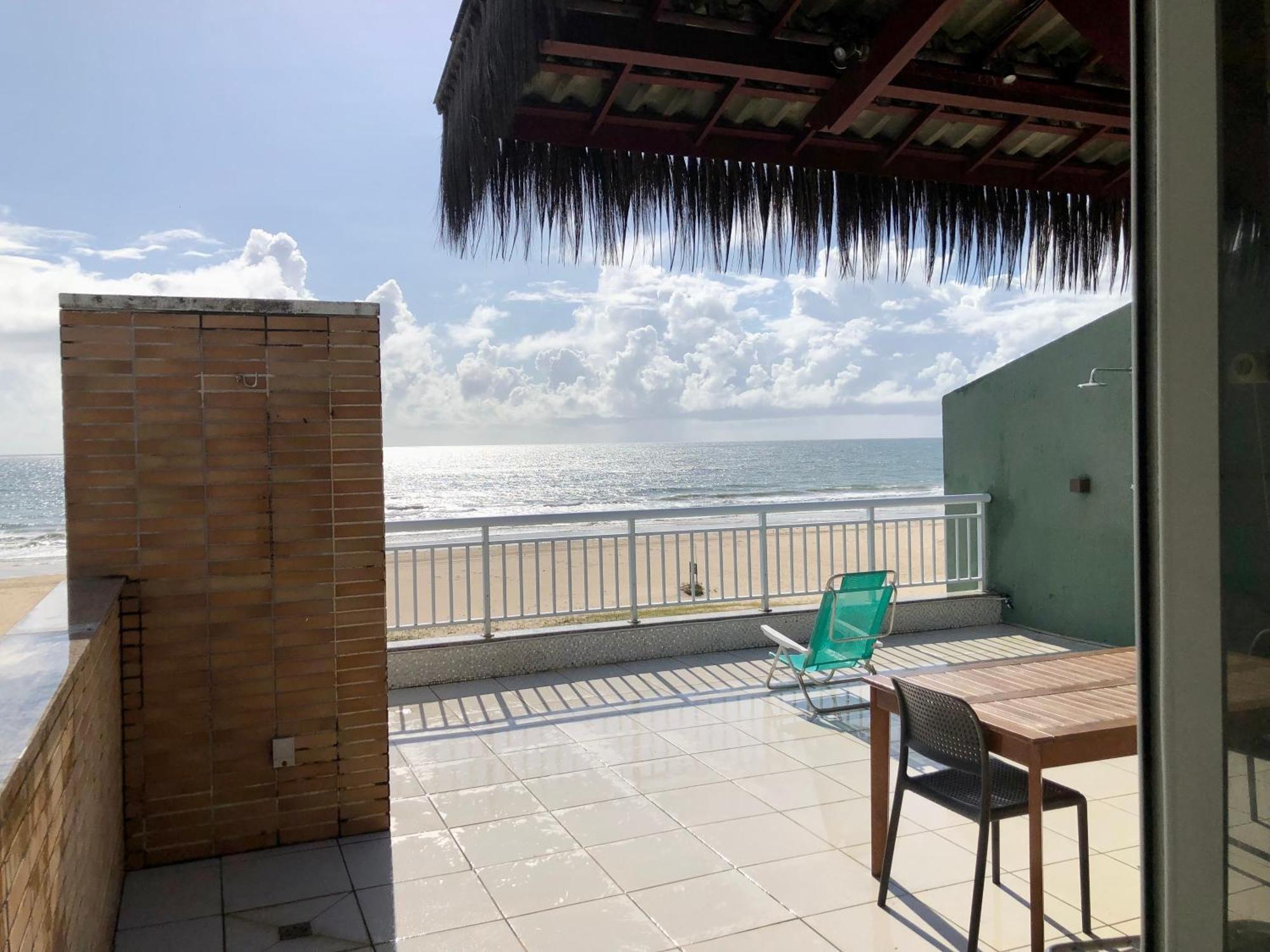 Apartamento Vista Total Do Mar Uma Cobertura A 400M Do Beach Park No Porto Das Dunas Aquiraz Condominio Terramaris Piscina Ampla Parque Infantil Sauna Estacionamento Privado Exteriér fotografie